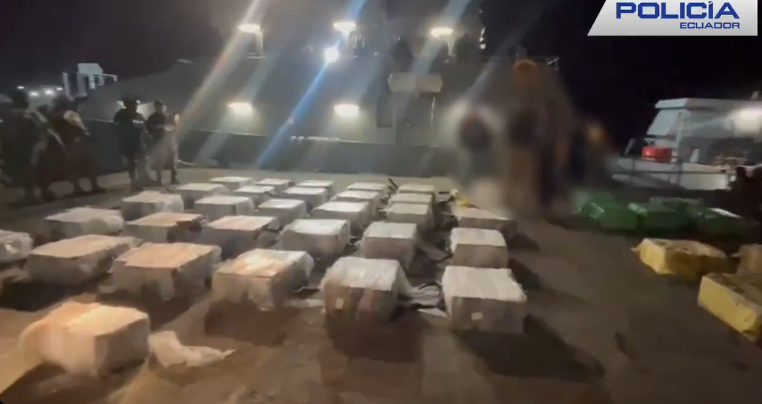 decomiso de droga en Ecuador