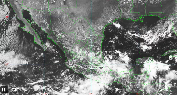 Se formó la depresión tropical Trece-E frente a las costas de Guerrero