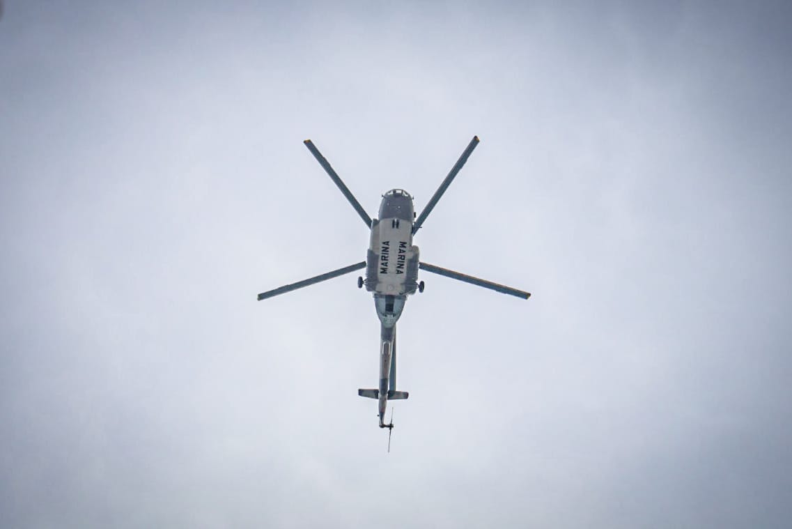 desfile de la independencia en culiacan sinaloa helicoptero