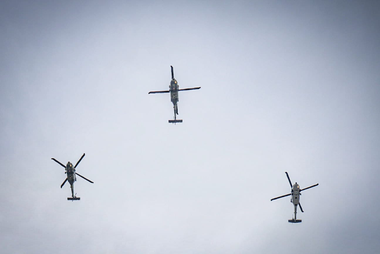 desfile de la independencia en culiacan sinaloa helicopteros