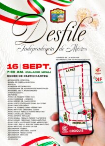 Desfile de Independencia en Escuinapa