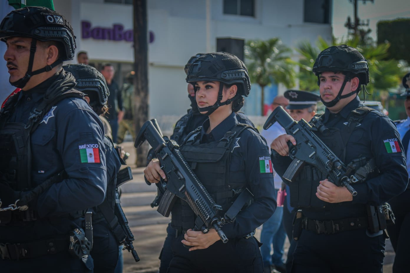 Desfile en Guamúchil por el Día de la Independencia de México.
