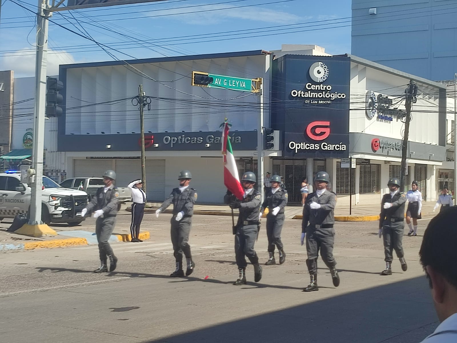 Desfile por el inicio de la Independencia de México en Los Mochis, Sinaloa