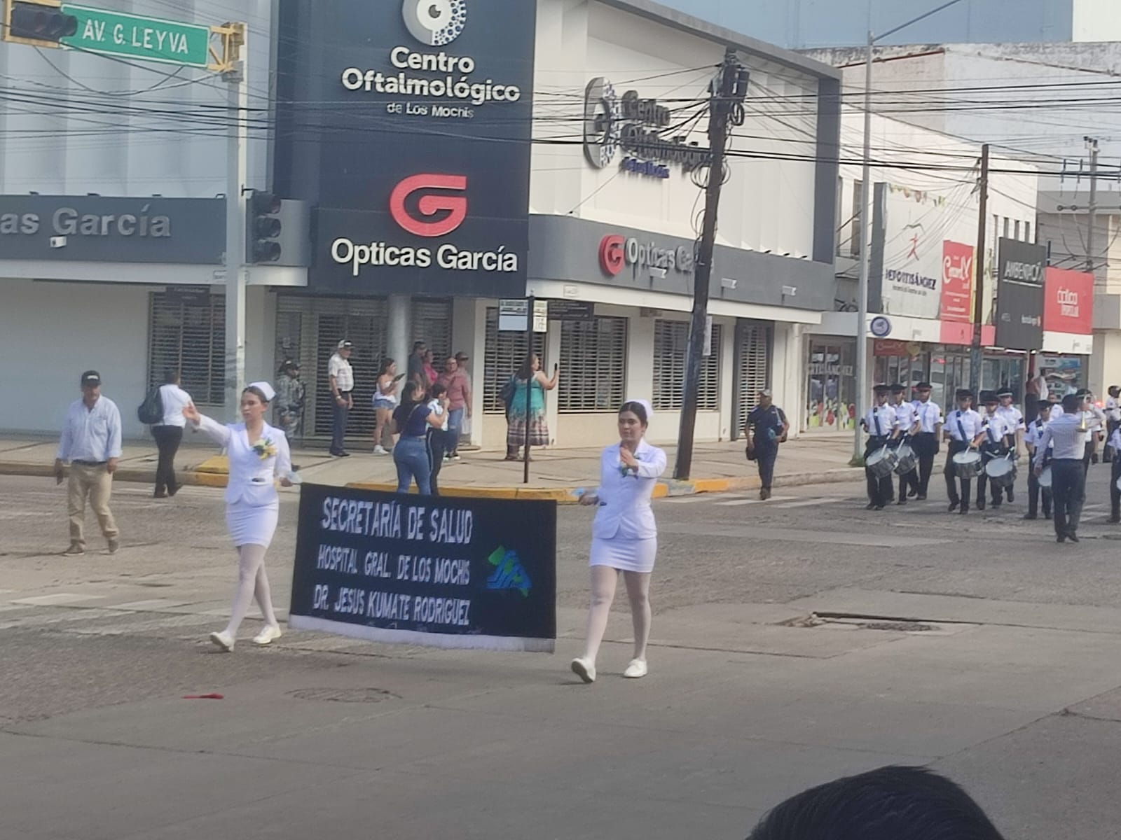 Desfile por el inicio de la Independencia de México en Los Mochis, Sinaloa