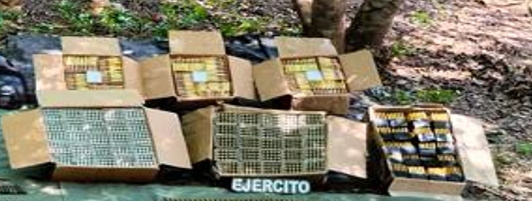 desmantelan campamentos y aseguran arsenal en operativos en sinaloa cartuchos