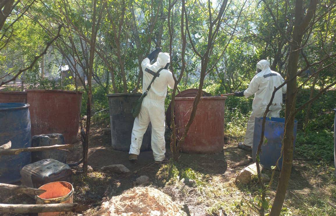 desmantelan narcolaboratorio en durango