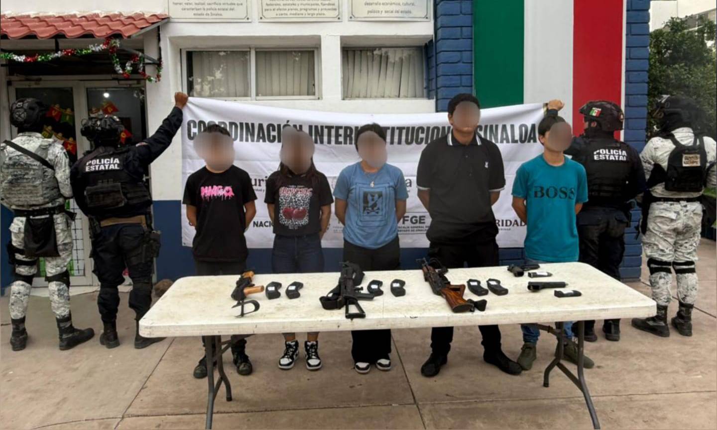 detenidos con armas en culiacan