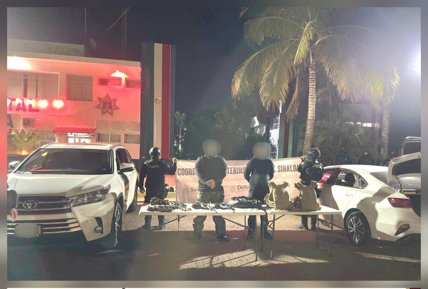 Detenidos en Culiacán