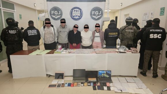 ¡Estaba liderada por 2 mujeres! Cae célula criminal ligada a extorsión y otros delitos, en el Estado de México