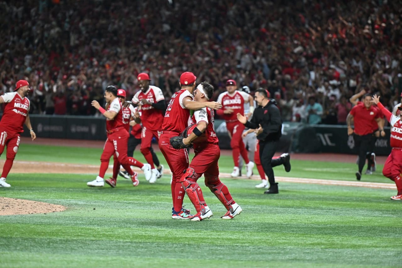 Diablos Rojos del México son bicampeones de la LMB, en la zona sur