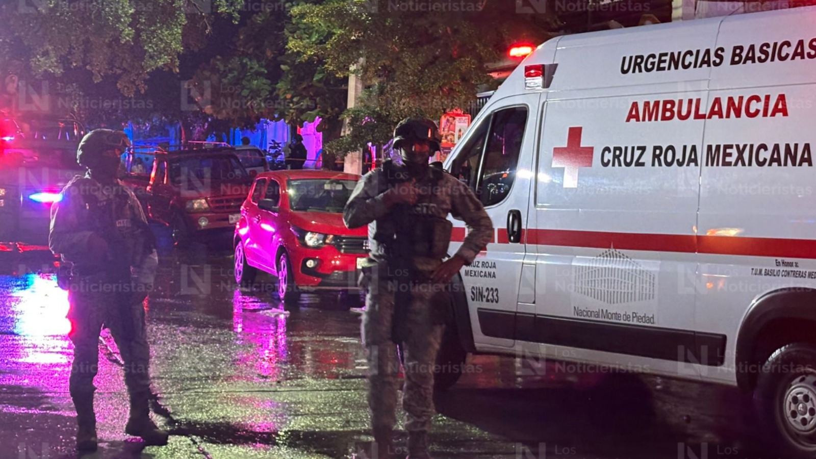 Militares y Cruz Roja en la Benito Juárez de Culiacán tras ataque armado