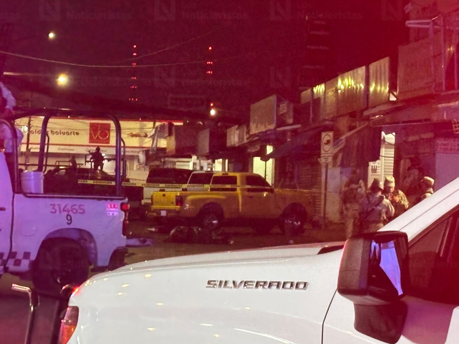 Guardia Nacional en mercadito Rafalel Buelna tras ejecución de un hombre