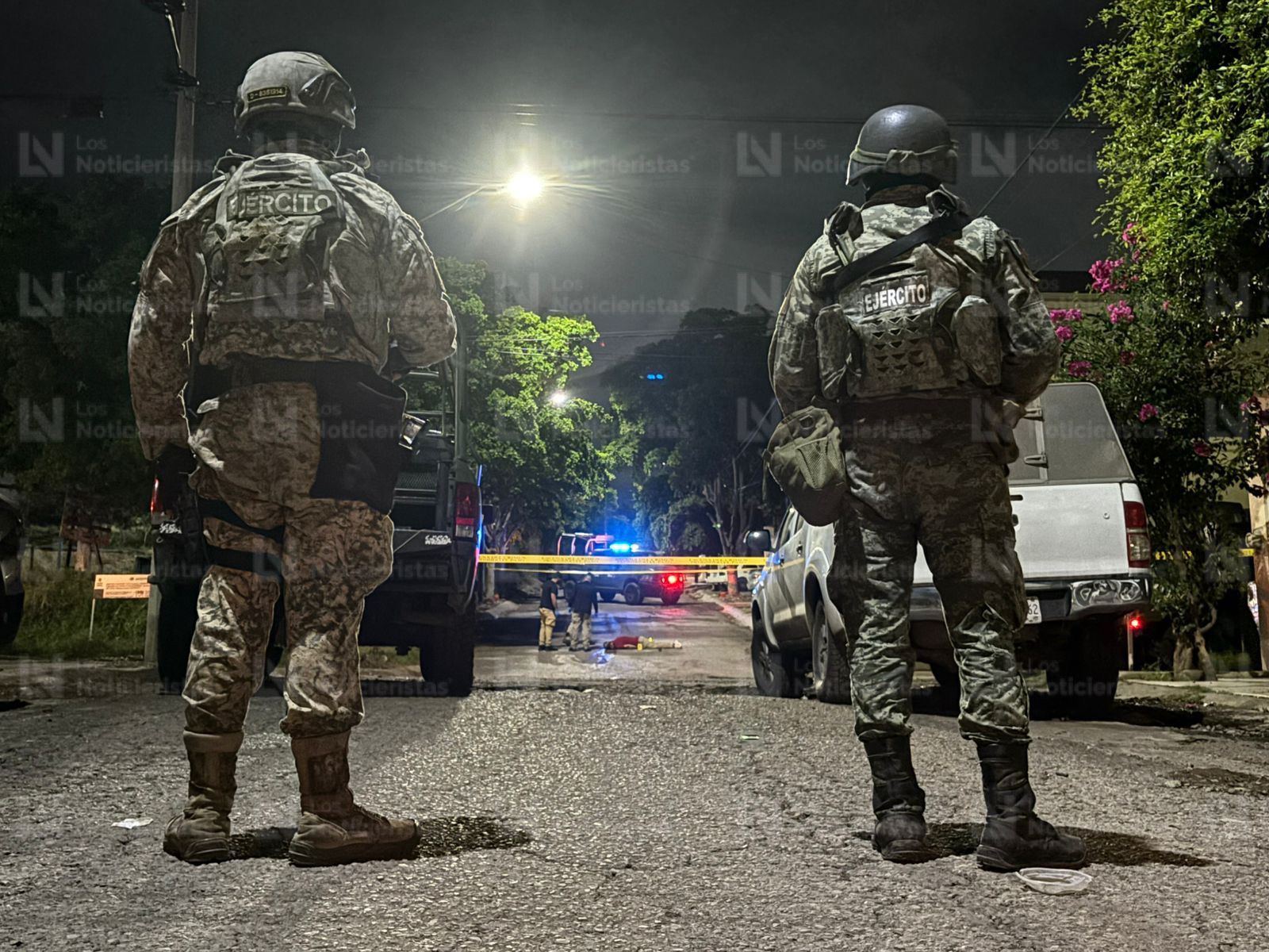 Ejército resguarda lugar donde un hombre fue asesinado en Culiacán