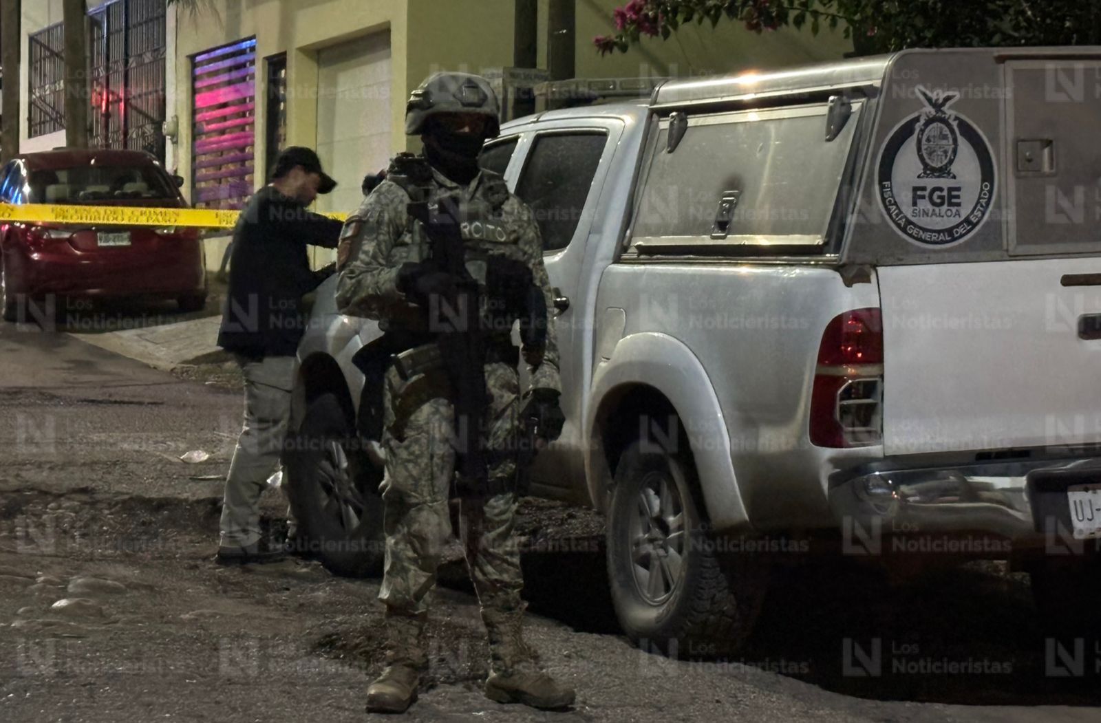 Ejército resguarda lugar donde un hombre fue asesinado en Culiacán