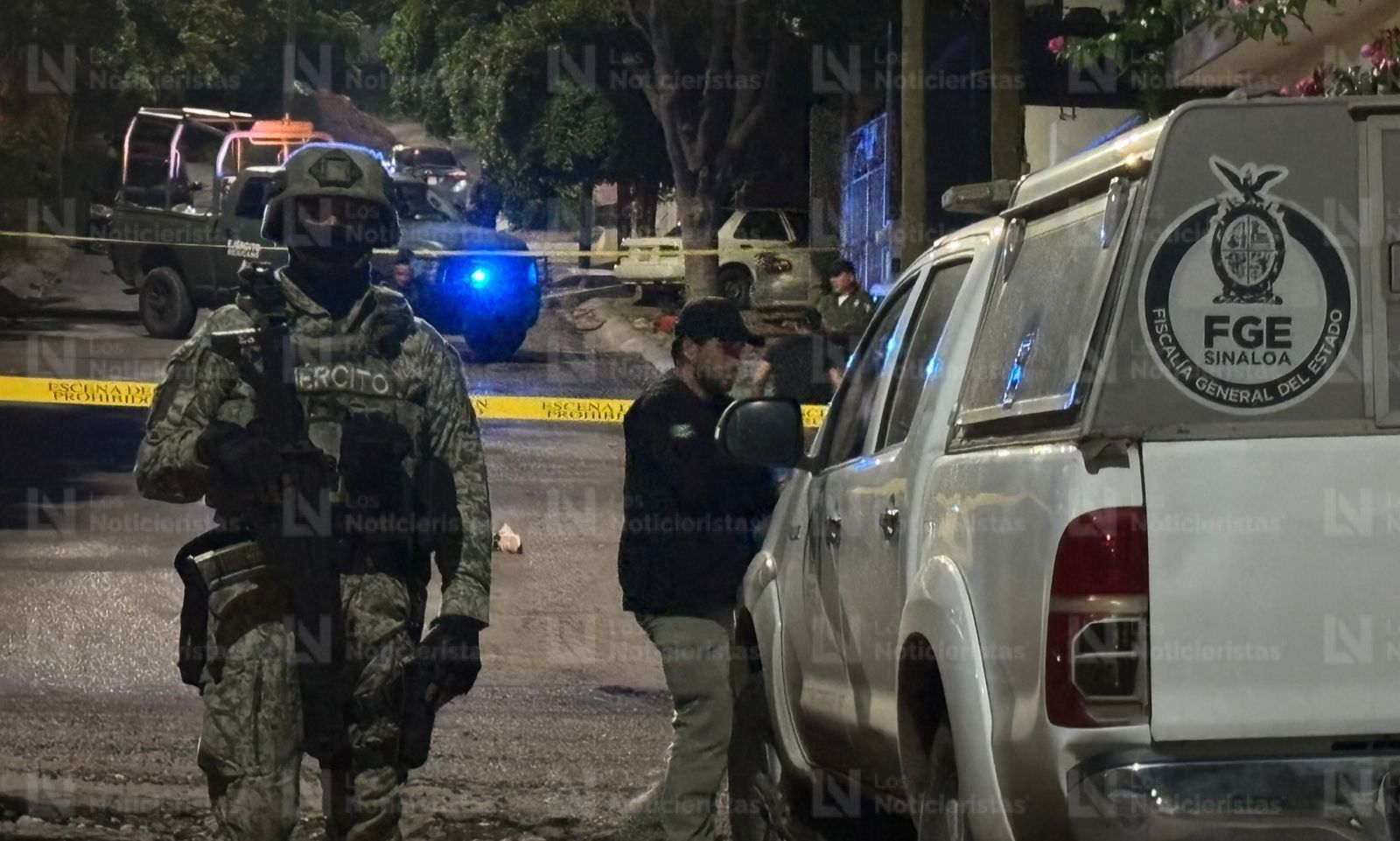 Ejército resguarda lugar donde un hombre fue asesinado en Culiacán