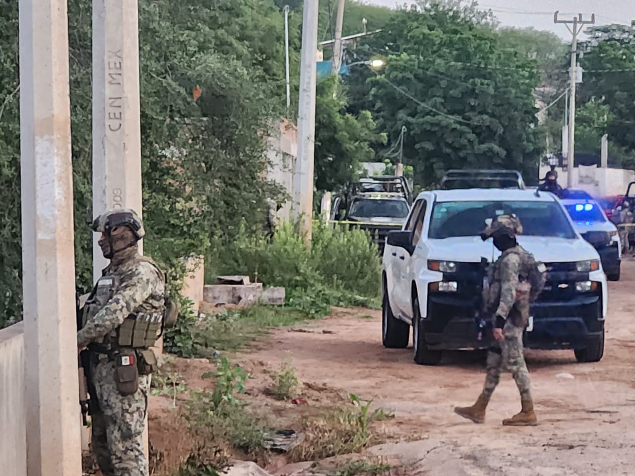 elementos del ejercito mantienen sitiada la guamuchilera