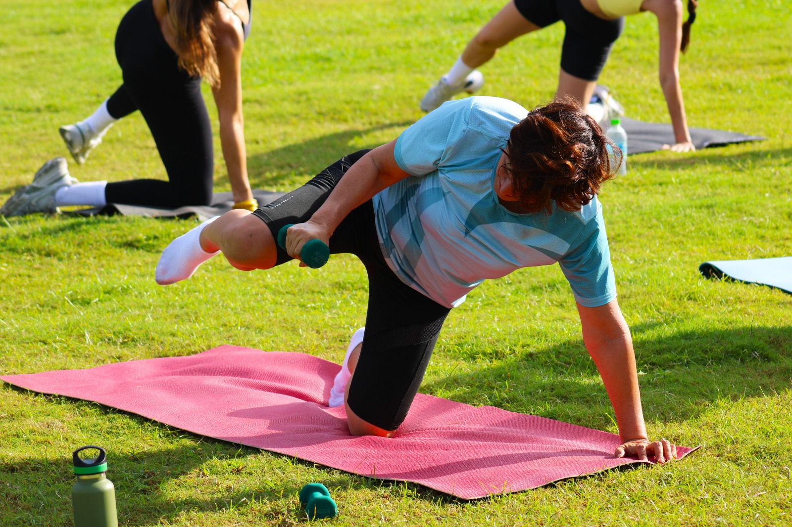 energía con cabocarena y sculpt y pilates en mazatlan pesas