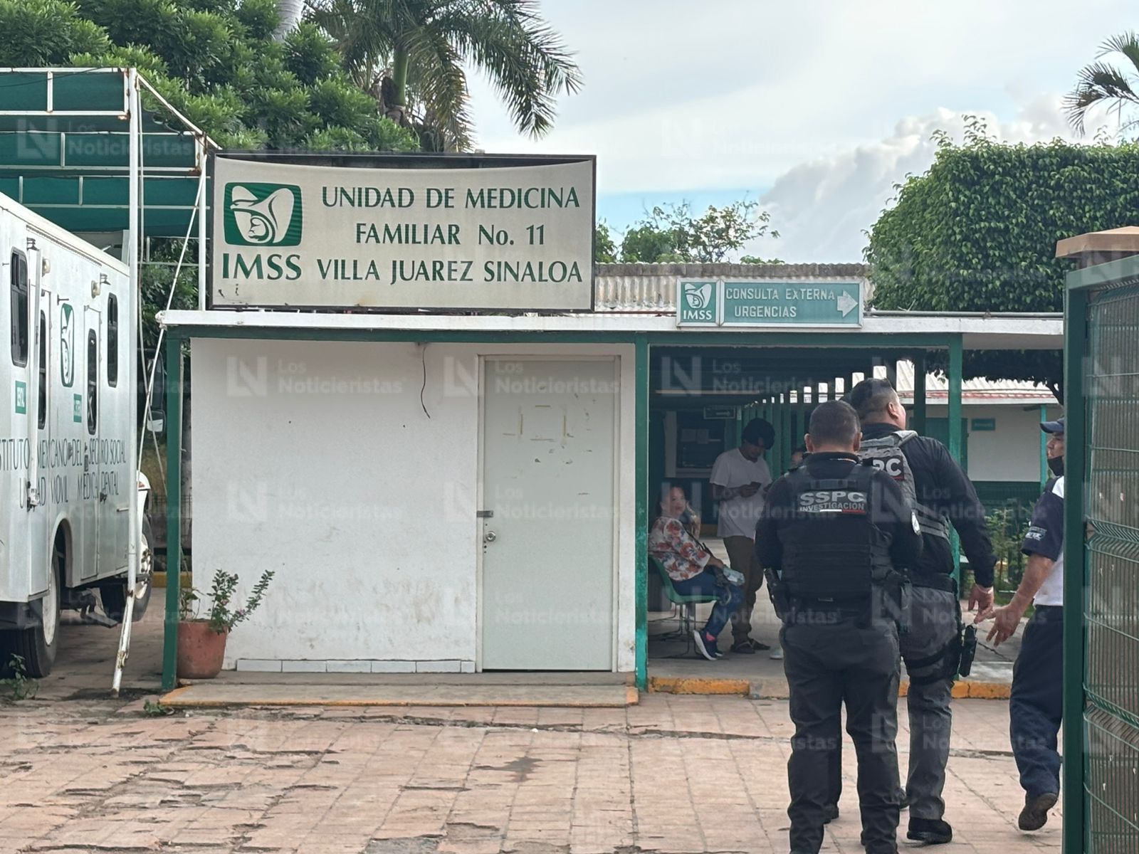 Elementos de SSPC en Villa Juárez, Navolato tras enfrentamiento