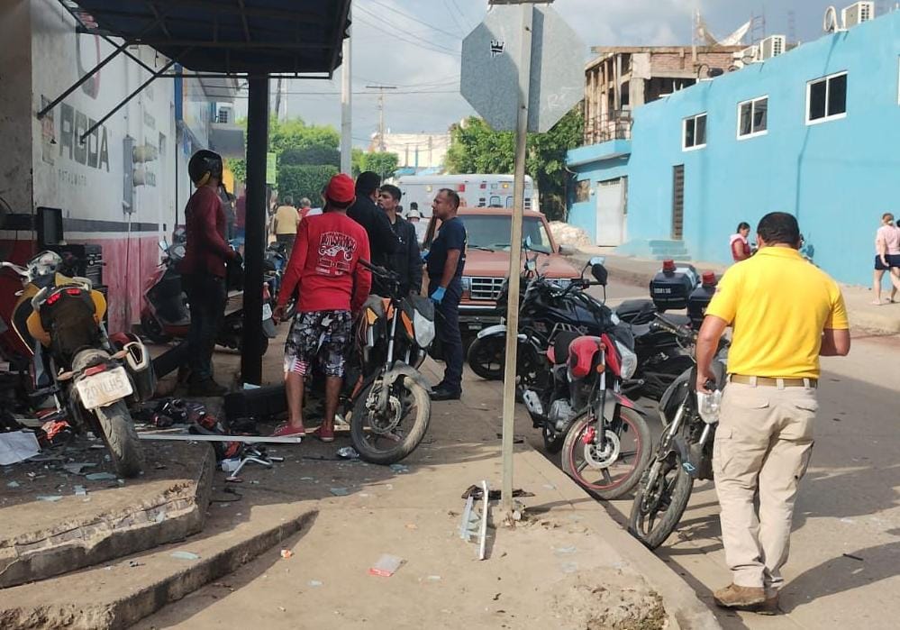 Explosíón en taller de Mazatlán
