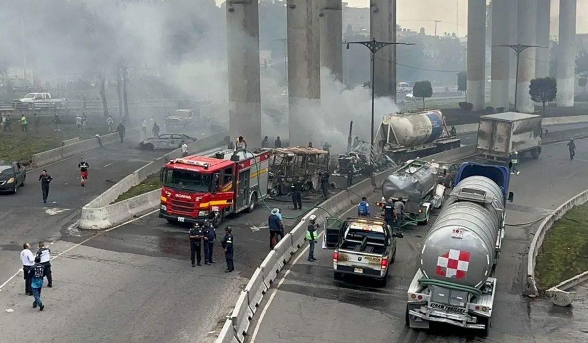 Explosión de pipa en Iztapalapa, CDMX
