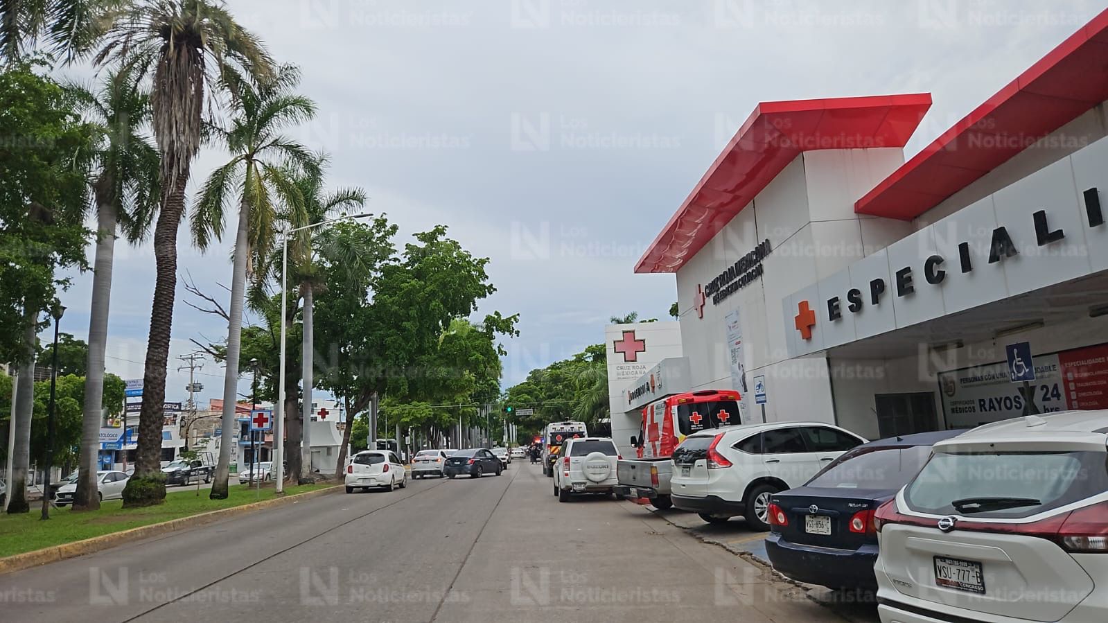 fue en una base de cruz roja donde el herido de bala fue auxiliado