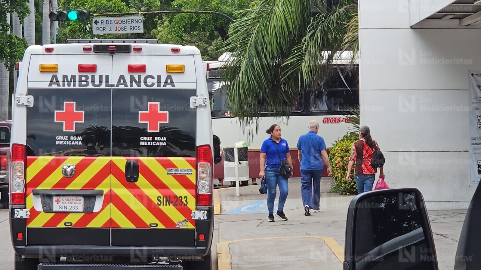 fue en una base de cruz roja donde el herido de bala fue auxiliado