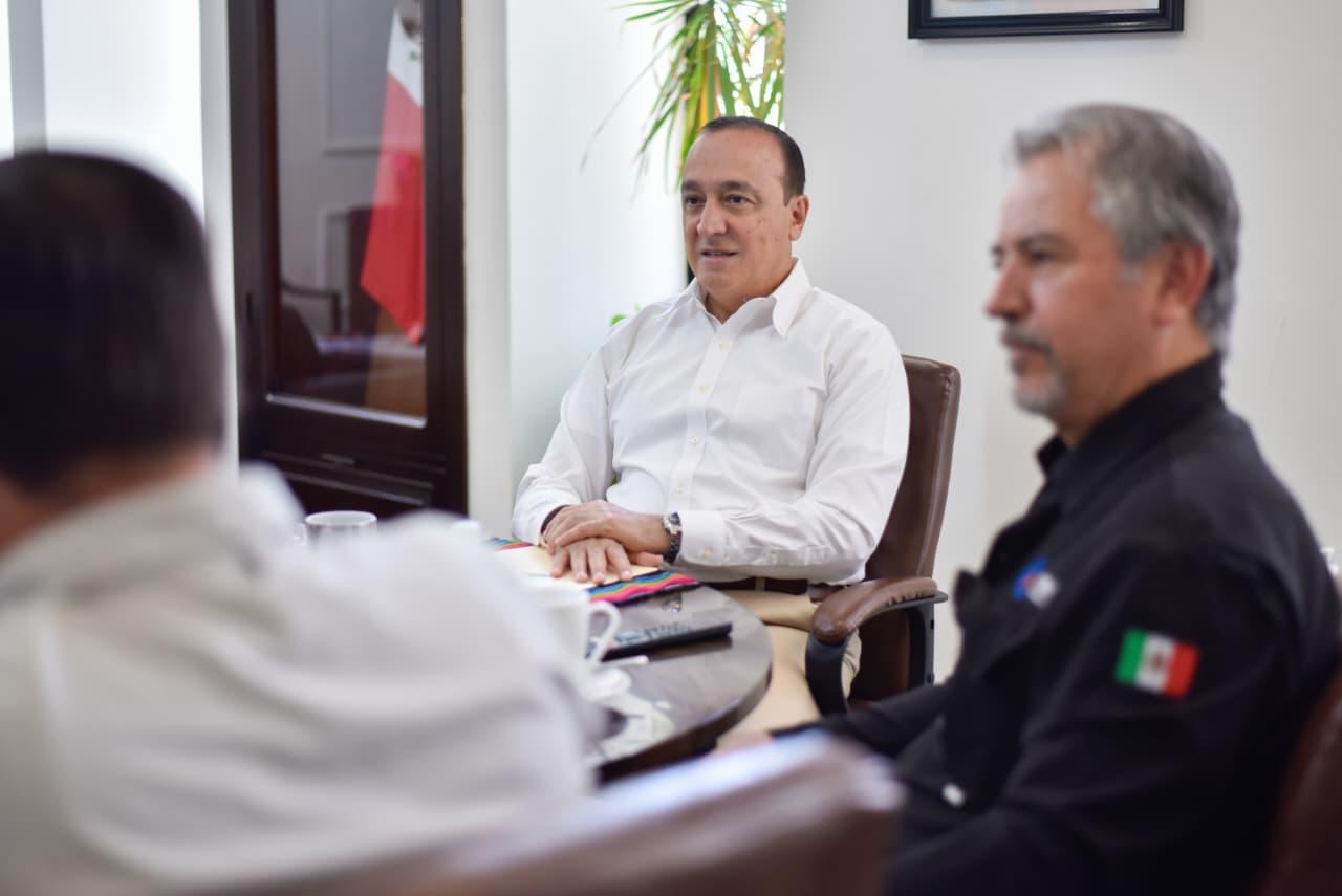 Autoridades de Ahome se reúnen con funcionarios de Conagua