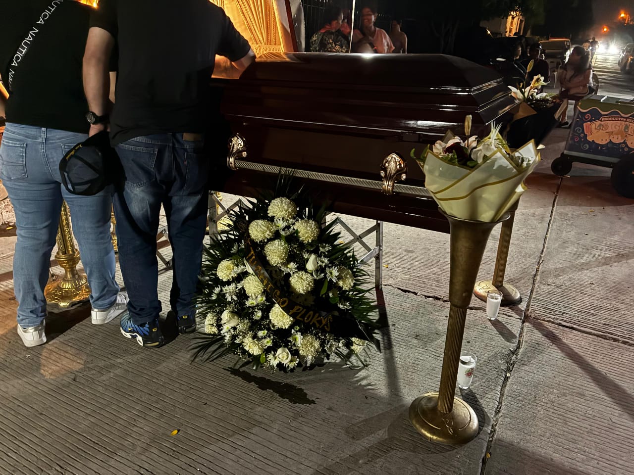 Funeral de Juan de Dios Castro Ruiz, "El Huevo, en Los Mochis, Sinaloa