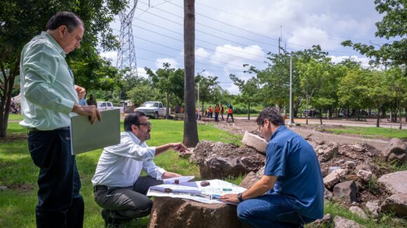 Proyecto “Sendero Seguro” en el Agricultores es supervisado por el alcalde de Culiacán