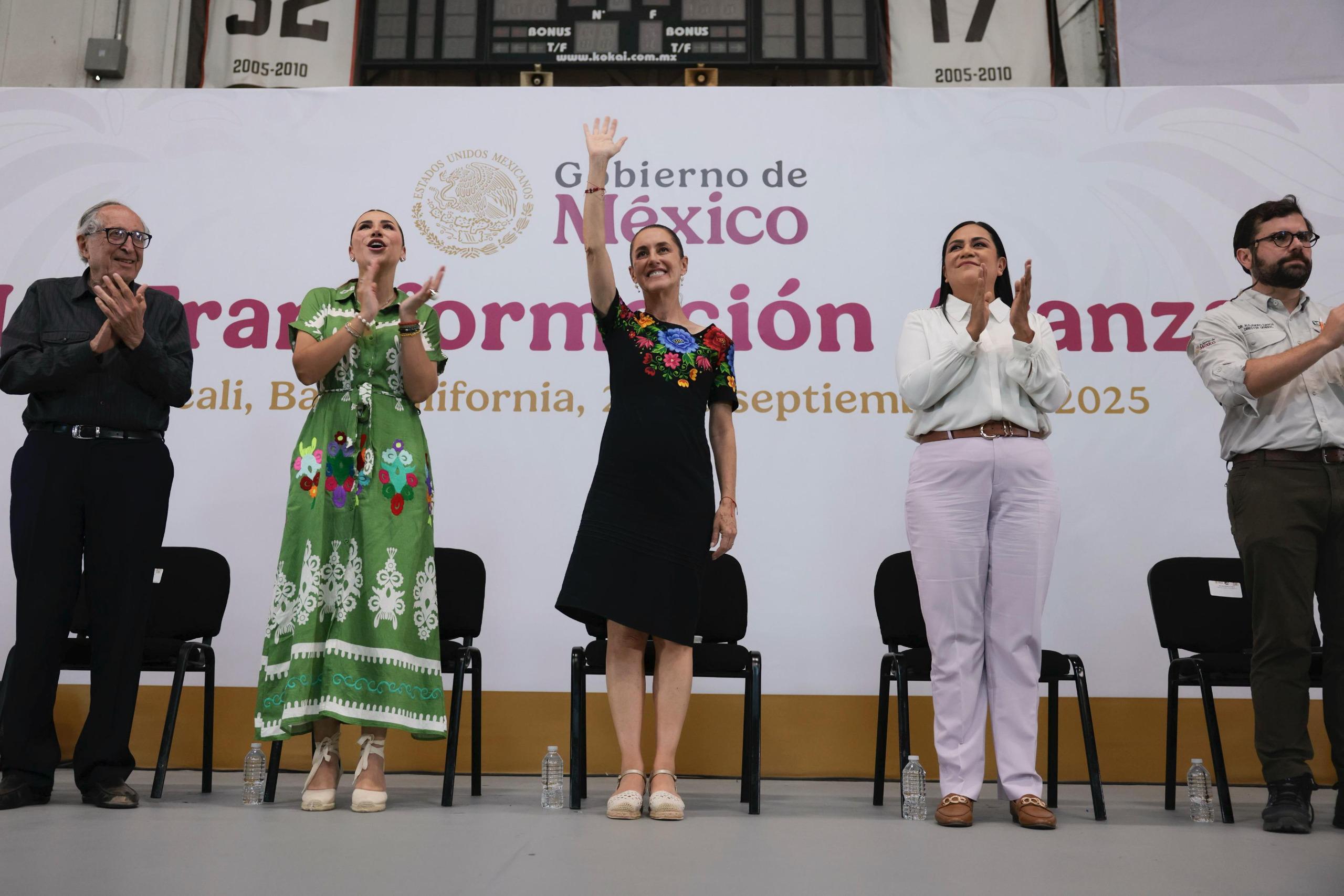 Claudia Sheinbaum rinde su Informe en Mexicali, Baja California