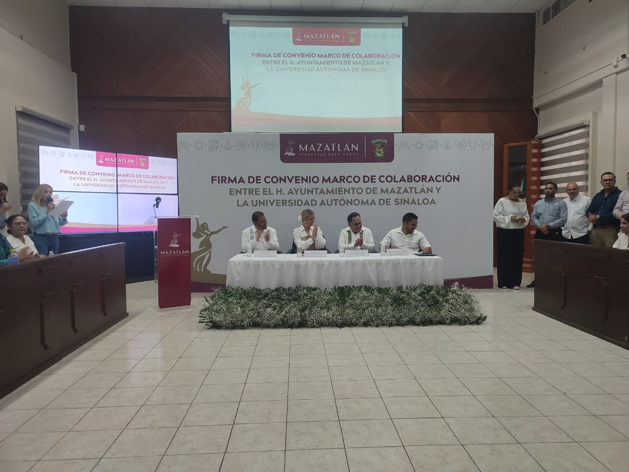 Gobierno de Mazatlán y la UAS firman convenio