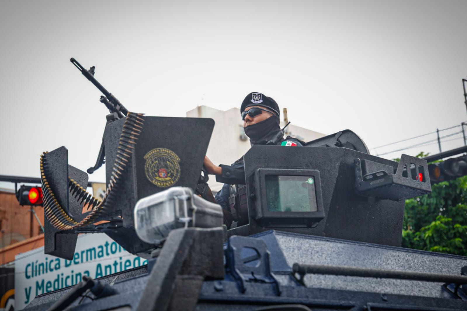 vehículos Ocelotl en el desfile del inicio de la independencia de México