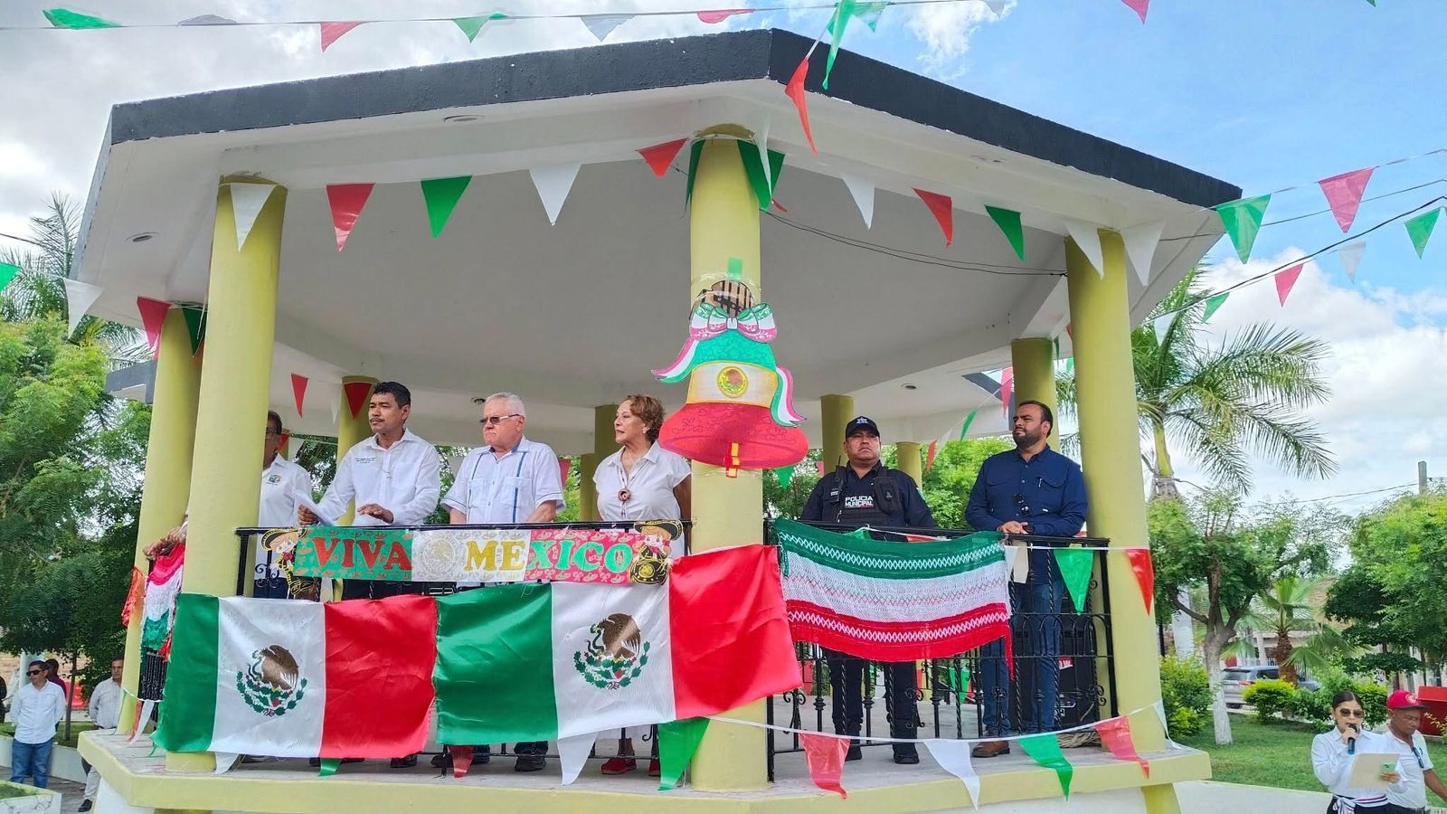 Celebración del Grito de Independencia en Escuinapa, Sinaloa
