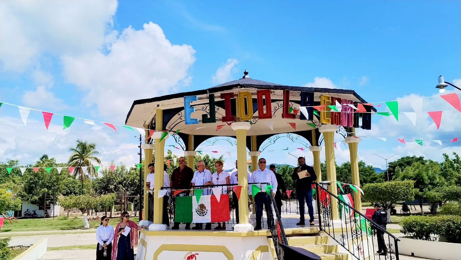 Celebración del Grito de Independencia en Escuinapa, Sinaloa