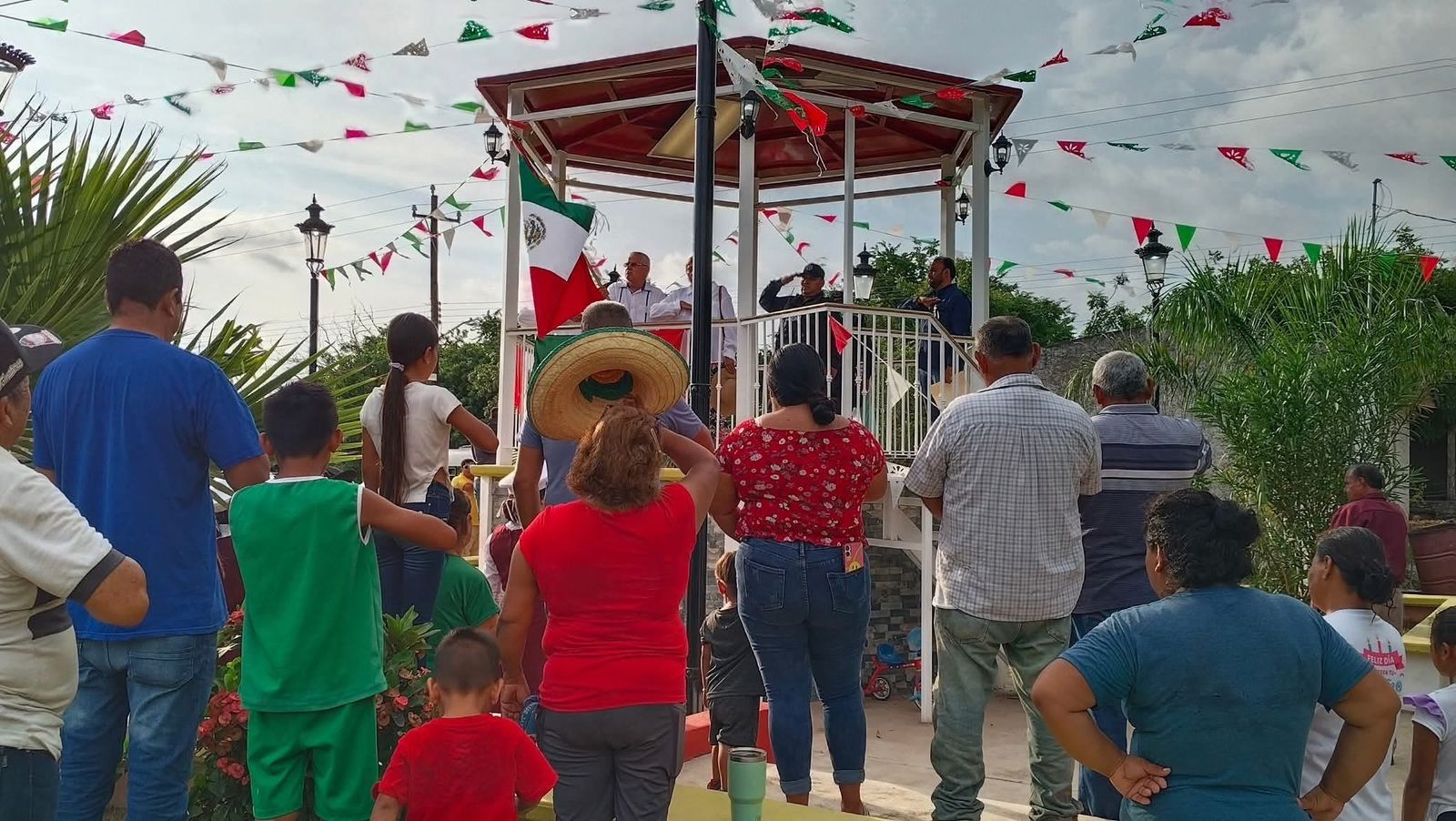 Celebración del Grito de Independencia en Escuinapa, Sinaloa
