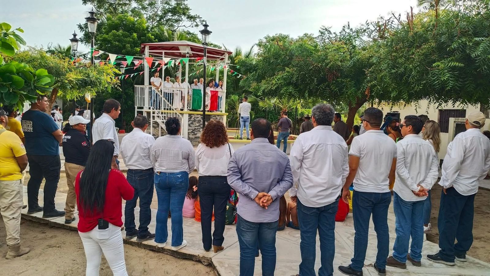 Celebración del Grito de Independencia en Escuinapa, Sinaloa