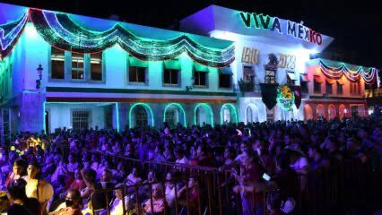 Evento Grito de la Independencia en Mazatlán, Sinaloa