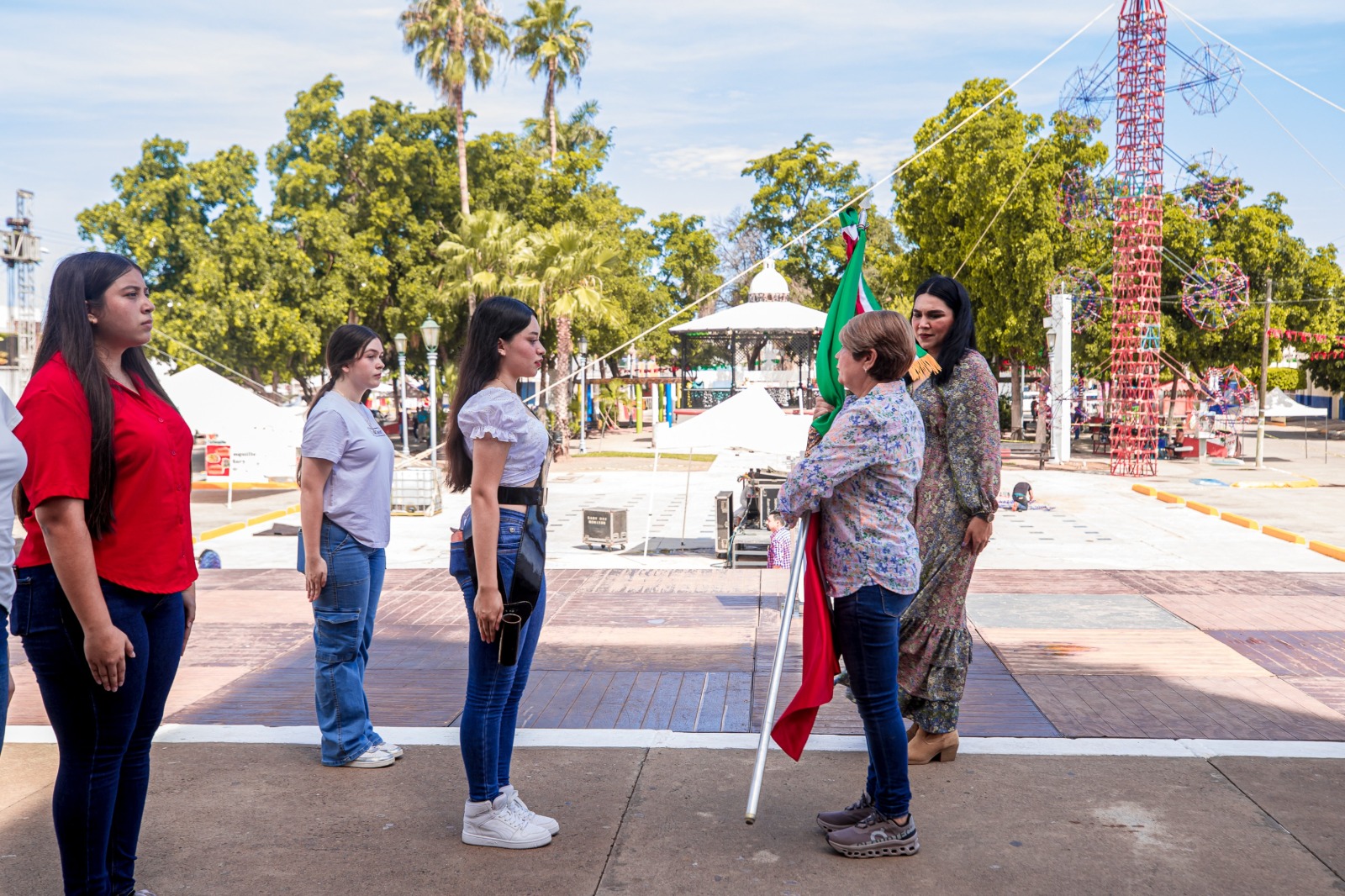 Preparan todo para el Grito de Independencia en Guasave