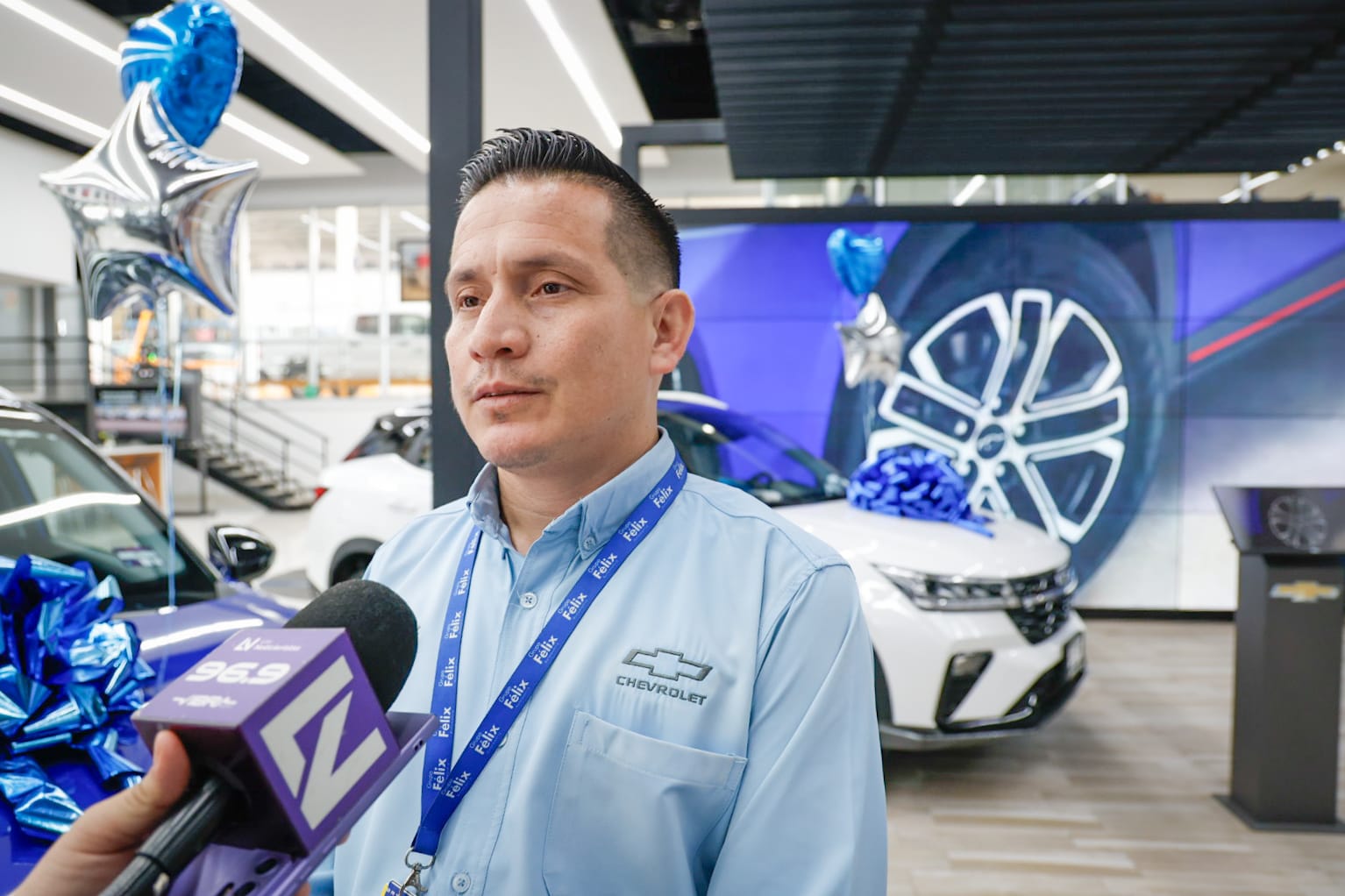 Luis Carlos López, asesor de ventas en Chevrolet de Grupo Félix