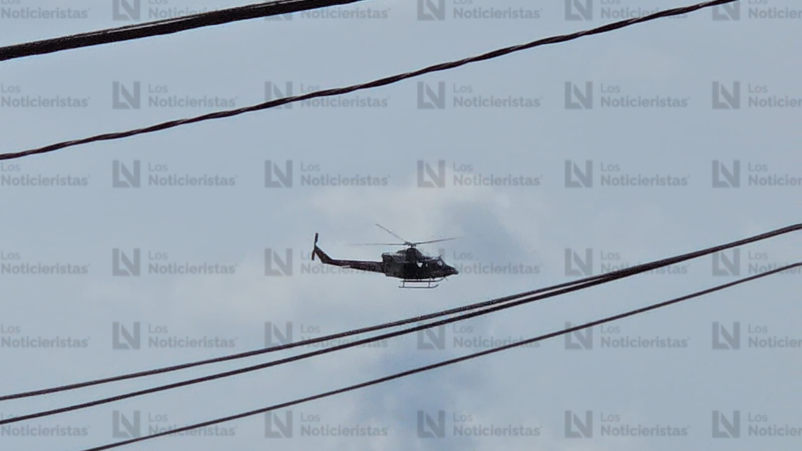 Helicóptero sobrevuela Villa Juárez, Navolato, luego de balaceras