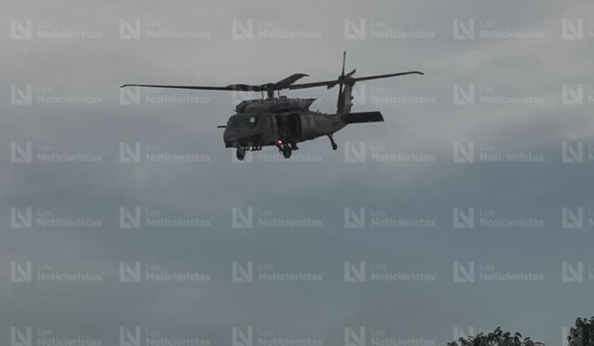 Sobrevuelo de helicóptero. Foto temática