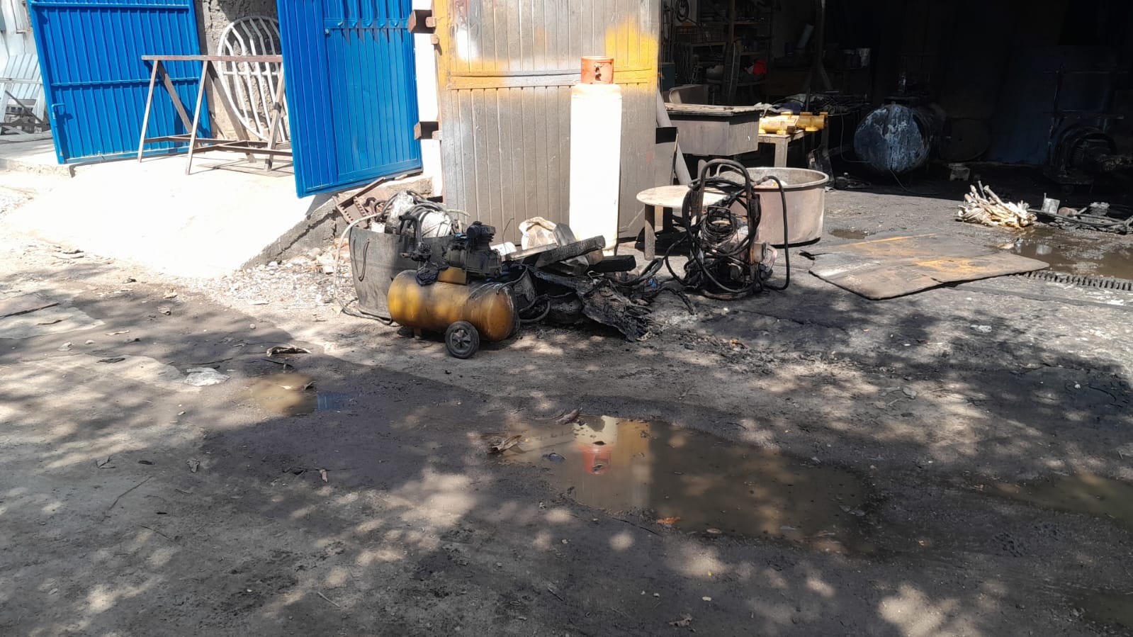 incendio en taller de mazatlan sin