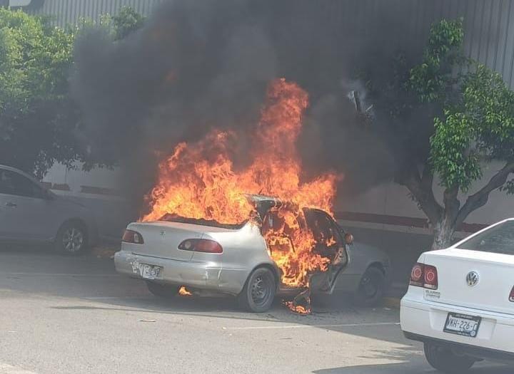 incendio de vehículo