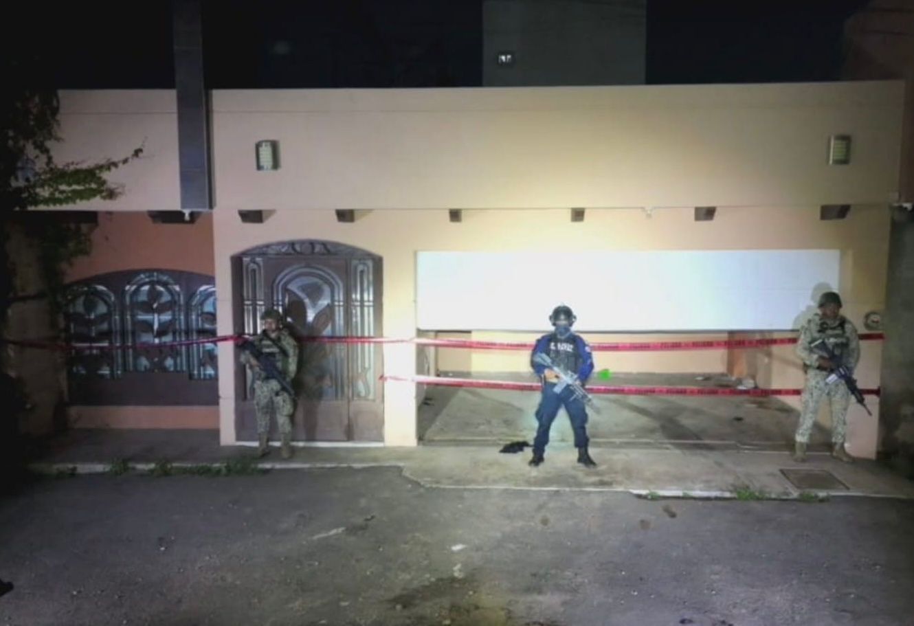 Inmueble asegurado en Pedregal del Humaya, en Culiacán, Sin.