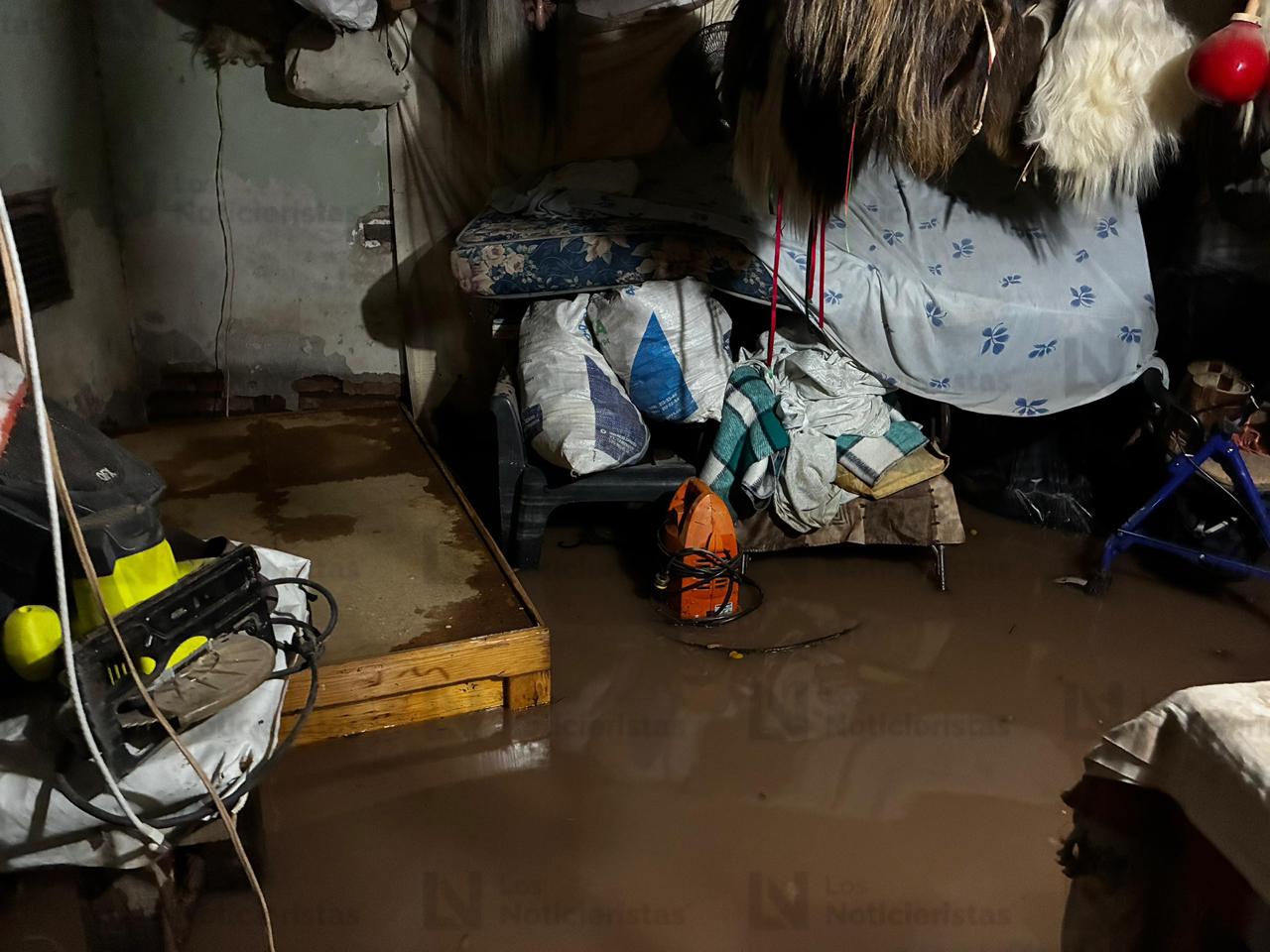 Inundaciones en San Miguel Zapotitlán, Ahome
