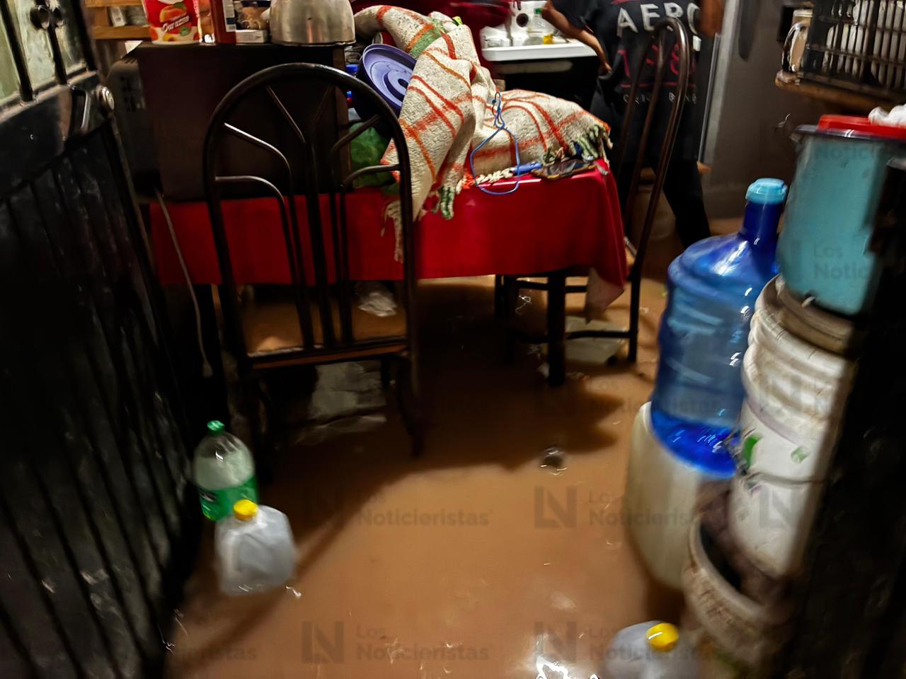 Inundaciones en San Miguel Zapotitlán, Ahome
