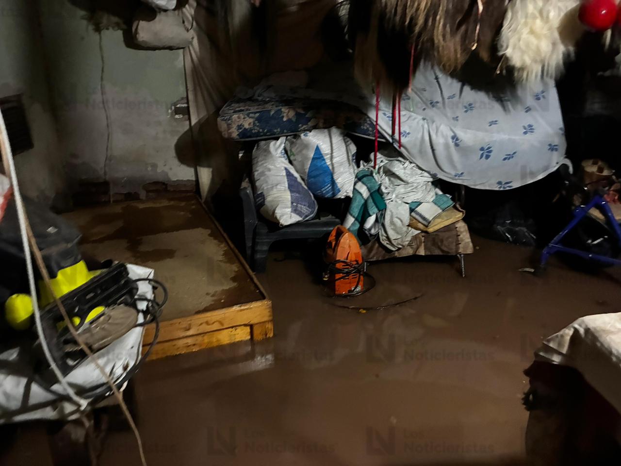 Inundaciones en San Miguel Zapotitlán, Ahome