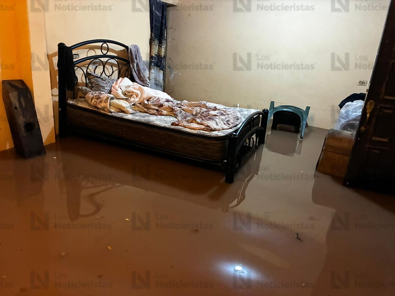 Inundaciones en San Miguel Zapotitlán, Ahome