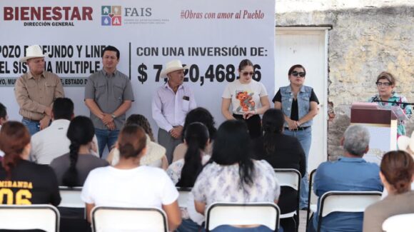 En Guasave, Sinaloa invierten 7.6 mdp en pozo profundo y línea de conducción para La Entrada y otros poblados