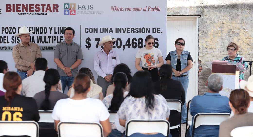 invierten en guasave para pozo profundo y linea de conduccion